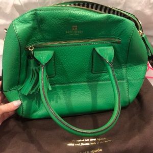 Green Kate Spade Purse